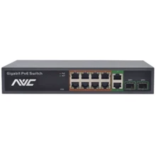 Сетевой коммутатор NVC NVC-1008GSR: Порты только Gigabit Ethernet (10/100/1000)