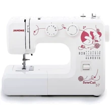 Швейная машина Janome Sew Cat 57: Общее количество операций 15