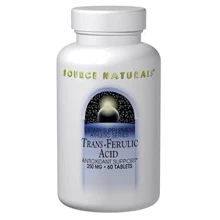 Source Naturals TRANS-FERULIC ACID, 250 mg, 60 Tab: Вид ферментні