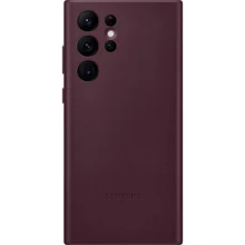 Чехол для телефонов Samsung Leather Cover Burgundy (EF-VS908LEEGRU) for Samsung S908 Galaxy S22 Ultra: Совместимость Samsung S908 Galaxy S22 Ultra