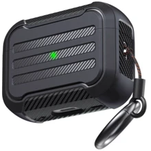 Чехол для наушников AhaStyle Rugged Protective with strap Black (X003KE7Y67) for AirPods Pro 2: undefined undefined