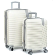 Комплект валіз Подіум 2 в 1 ABS-пластик білий (32556 white): Стать унісекс