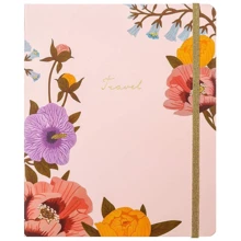 Тревел-планер Chiori Floral квітковий принт 190 сторінка (C - R1121 travel Floral): Виробник Chiori