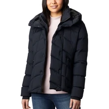Пуховик Columbia 1909371-010 46 зимний черный с капюшоном: Сезон Зима