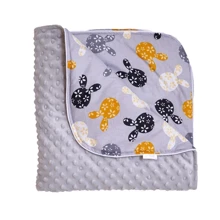 Плед Twins Minky Spring 80x80 см серый (1461-TMS-10): Тип Плед