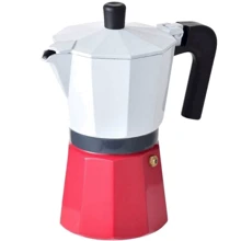 Кофеварка гейзерная Bergner PC-8250: Цвет красный