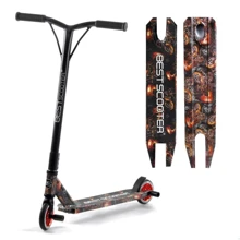 Самокат трюковый Best Scooter черно-красный (48009): Количество колес 2