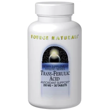Source Naturals Trans-Ferulic Acid 250mg, 30 Tab: Вид ферментні