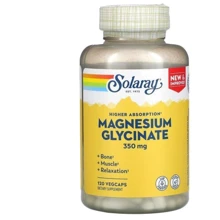 Solaray Magnesium Glycinate Магній гліцинат 350 mg 120 Vegetarian Capsules (SOR39151): Тип магній