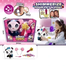 Интерактивная игрушка Shimmer Stars Говорящая панда 2020, (с аксессуарами): Тип животное