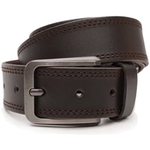 Чоловічий ремінь Borsa Leather коричневий (V1115FX18-brown): Стать Мужской