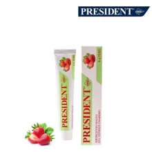 President Kids Toothpaste Strawberry Зубная паста 3-6 50 ml: Назначение Очищение, Комплексная защита