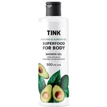 Tink Superfood For Body Avocado & Almond Oil Shower Gel Гель для душа 500 ml: Назначение Питание, Очищение