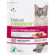 Сухой корм Trainer Natural Super Premium Adult Sterilised with dry-cured ham для взрослых стерилизованных кошек от 1 года 0.3 кг (8059149029788 / 8059149230504): Тип Сухой корм