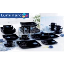 Столовый сервиз Сервиз Luminarc Indigo Flowers Black H4152 (44 пр.): Количество персон 6