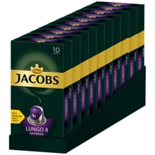 Кава в капсулах Jаcobs Lungo Intenso шоубокс 100х5.2 г (8711000376102): Вид напою Кофе в капсулах