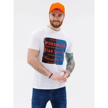 Футболка ISSA PLUS GN4-20 XXL біла з принтом: Вид Футболки