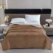 Покривало Soho Velvet Brown 200x220 см (6992348): Розмір, см 200x220