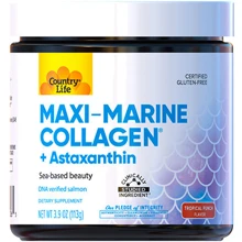 Country Life Maxi-marine collagen морський колаген порошок 113 г: Тип Коллаген