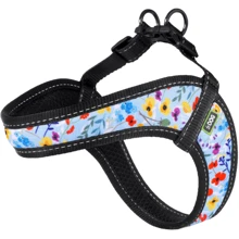Шлея HiDog Comfort Flowers blue 28-34 см XXS разноцветная (135\1018): Производитель HiDog