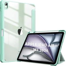 Аксессуар для iPad BeCover Soft Edge TPU with Pencil mount Light Green for iPad Air 11 (2024 / 2025) (711704): Цвет зеленый