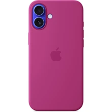 Чехол для iPhone Apple for iPhone 16 Plus Silicone Case with MagSafe Fuchsia (MYYE3) : Цвет розовый