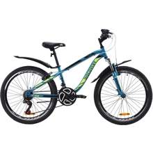 Велосипед ST 24" Discovery FLINT AM Vbr с крылом Pl 2020 (лазурно-желтый с черным) (OPS-DIS-24-163): Диаметр колес, дюймов 24"