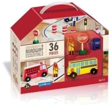 Набір фігурок та машин Guidecraft Block Play до Дорожньої системи 36 деталей (G6717): Тип декорации