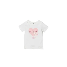 Футболка H&M 6959039 62 см белая: Пол Девочка