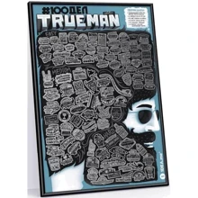 Скретч постер 1DEA.me 100 СПРАВ TrueMan Edition (100TMF): Виробник 1DEA.me