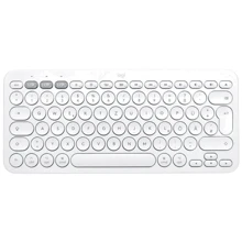 Клавіатура Logitech K380 для MAC Multi-Device Bluetooth UA Off-White (920-010407): Підключення беспроводное