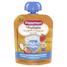 Пюре Plasmon Nutrimune яблоко клубника с йогуртом 85 г (1136146): Вид Фруктово-йогуртовое