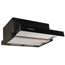 Витяжка Pyramida TL 60 black: Тип фільтра повітря Рециркуляція, Відведення