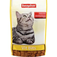 Подушечки для котов Beaphar Vit Bits с мультивитаминной пастой 35 г (12625): Вид Снеки