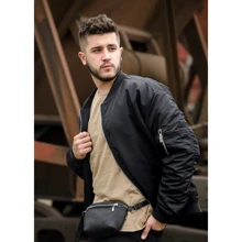 Мужская поясная сумка Sambag Polo SSS черная (86113001m): Пол Мужской