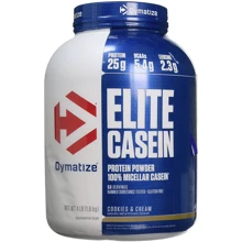 Протеин Dymatize Elite Casein 1818 g /55 servings/ Cookies&Cream: Вид Казеины