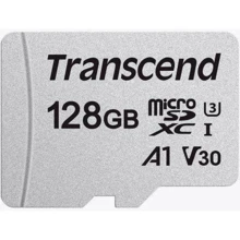 Карта памяти Transcend 128GB microSDXC Class 10 UHS-I U3 V30 A1 (TS128GUSD300S): Тип карты microSDXC