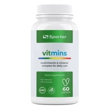 Sporter Multivitamins and Mineral Мультивітаміни та мінерали 60 таблеток: Тип Мультивитамины