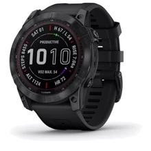 Смарт-часы Garmin Fenix 7X Sapphire Solar Black DLC Titanium with Black Band (010-02541-23): Производитель Garmin