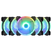 Кулер Gelid Solutions AMBER 5 ARGB Combo Bundle ( 5 вентиляторов ) (RF-RGB-MP-01): Уровень шума, dB 38