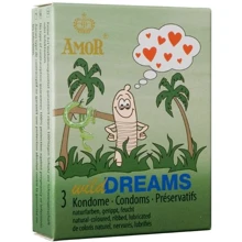 Презервативи Amor Wild Dreams, 3 шт.: Тип Для максимального захисту