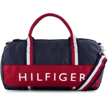 Мужская спортивная сумка Tommy Hilfiger темно-синяя (604900609440): Пол Мужской