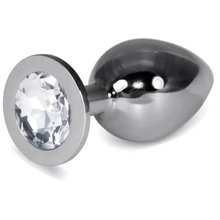 Анальная пробка с кристаллом LoveToy Rosebud Classic Metal Plug L: Для кого Для женщин