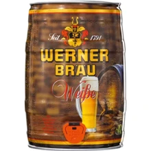 Пиво Werner Weissbier светлое нефильтрованное 5.4% 5 л (PLS_4047900005045): Объем, л 5