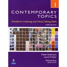 Contemporary Topics 1: Academic Listening and Note-Taking Skills, 3rd Edition: Производитель Pearson Education