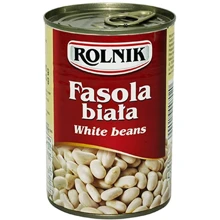 Квасоля Rolnik біла 425 г (5900919007020): Вага нетто 425 г