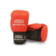 Боксерские перчатки SportKo 16 OZ ПД1 искусственная кожа в ассортименте: undefined undefined