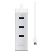 Адаптер Macally Adapter USB 3.0 to Ethernet + 3xUSB 3.0 (U3HUBGBA): Интерфейс подключения USB 3.0