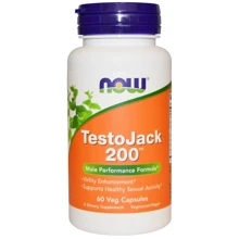 NOW Foods TESTO JACK 200 EXTRA STR 60 VCAPS Тестостероновый комплекс: Форма выпуска Капсулы