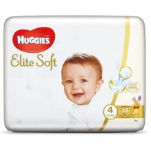 Подгузники Huggies Elite Soft 4 Jumbo 33 шт.: Тип Подгузники